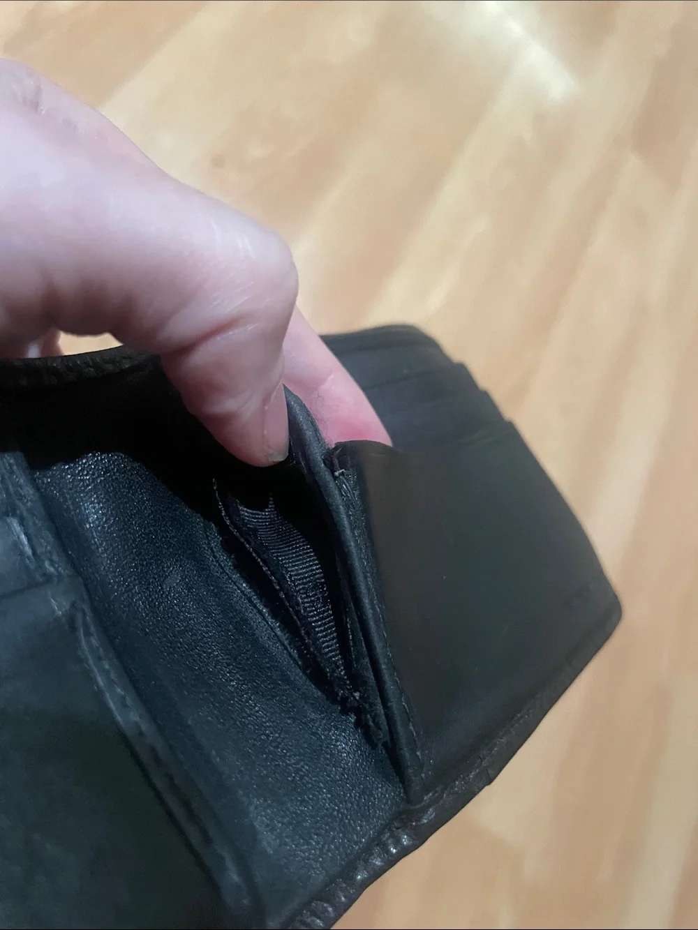 Burberry Charcoal Gray Classic Check Wallet (rehab wallet)